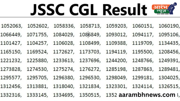 jssc cgl result 2024