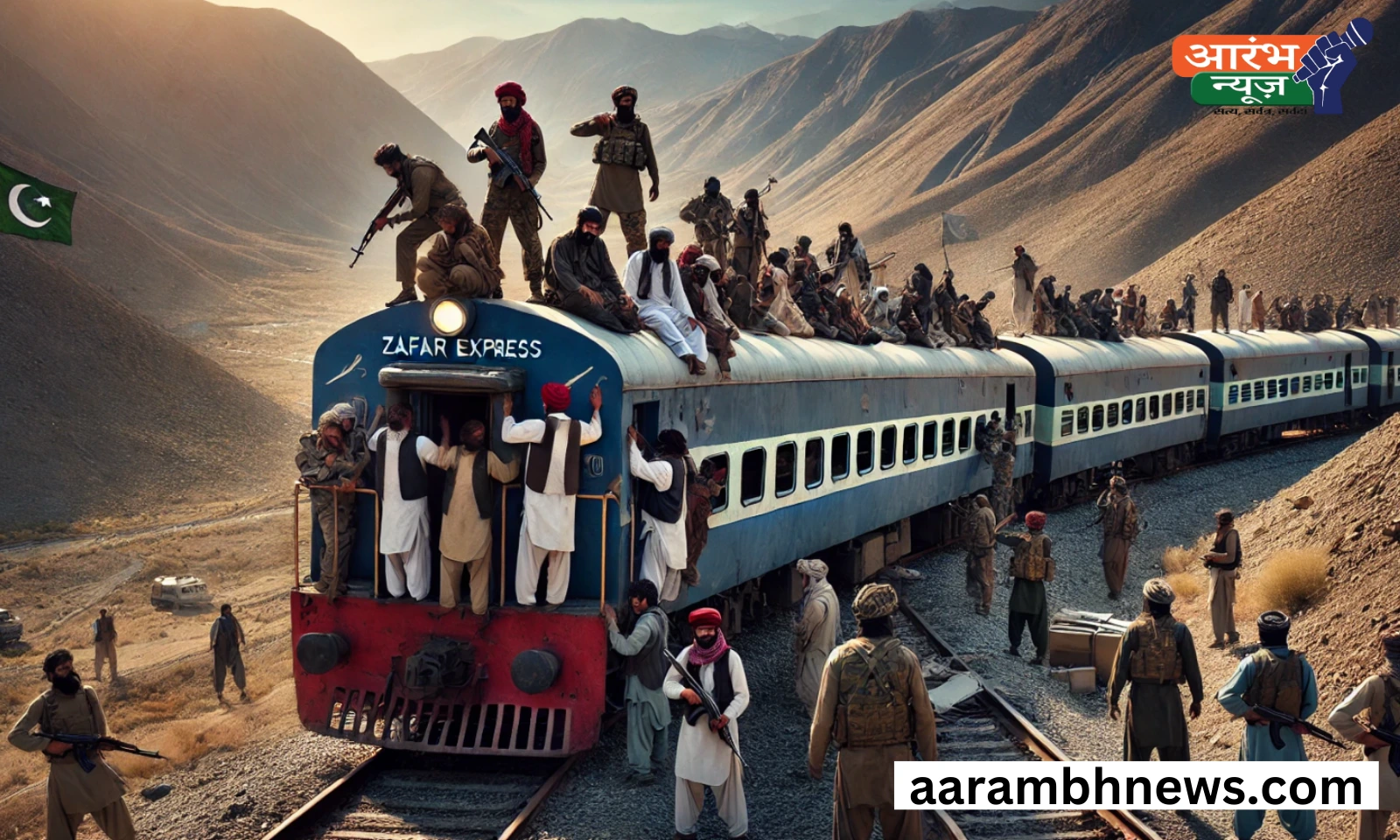 Train Hijack in Pakistan: BLA ने जफर एक्सप्रेस को बनाया निशाना, 450 लोग बंधक 1 Train Hijack in Pakistan