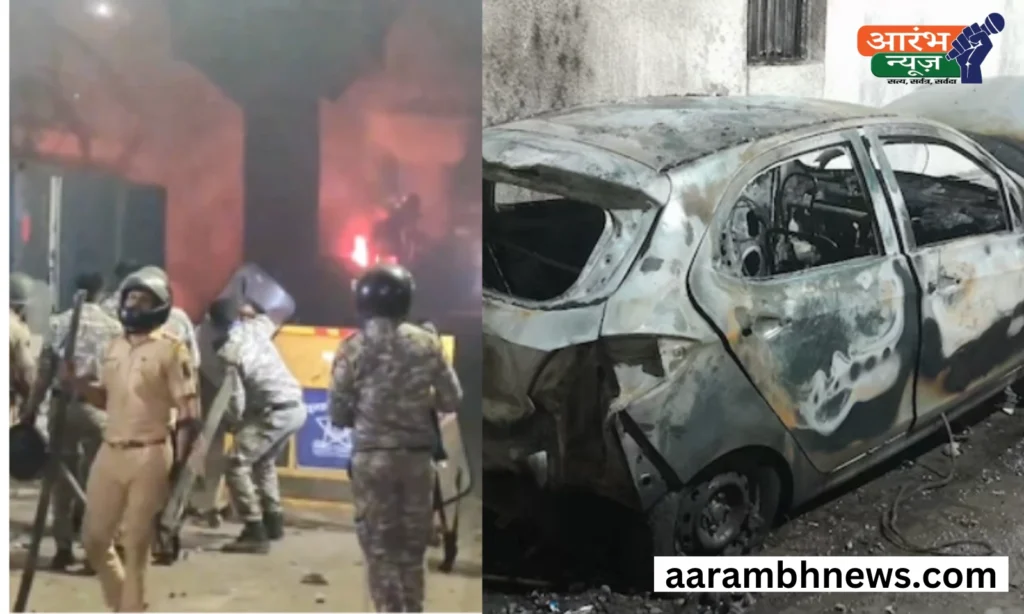 Nagpur Violence: औरंगजेब की कब्र विवाद से भड़की आग, गाड़ियां जलीं, पथराव से दहशत 1 Nagpur Violence