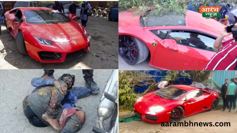 Noida Lamborghini Accident