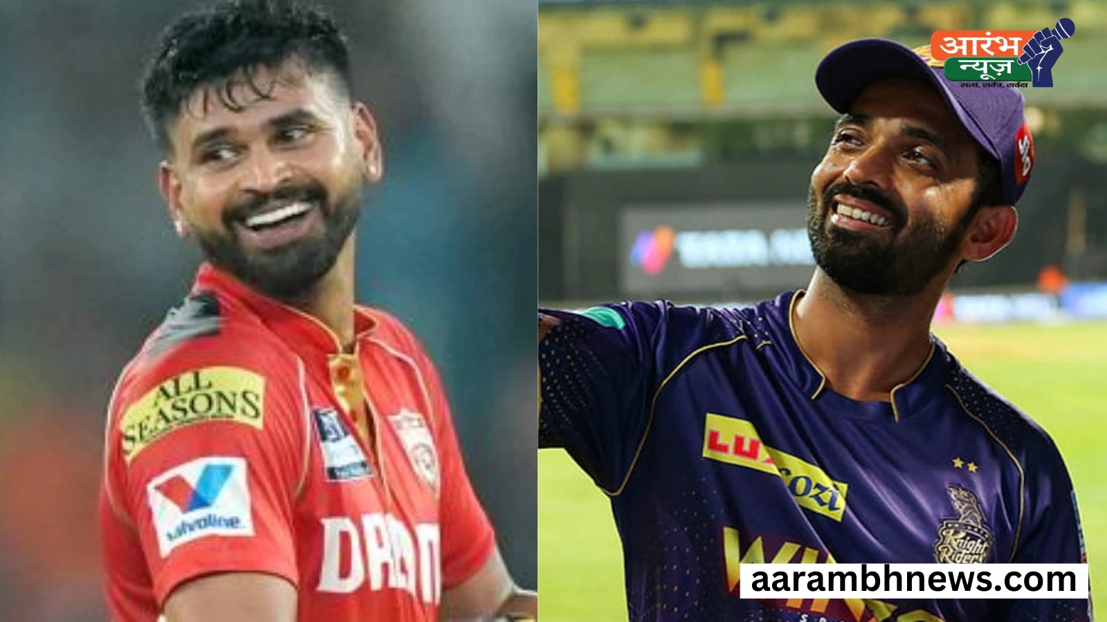 IPL 2025 में आज PBKS vs KKR की भिड़ंत, श्रेयस और रहाणे की कप्तानी में होगा रोमांचक मुकाबला" 1 PBKS vs KKR