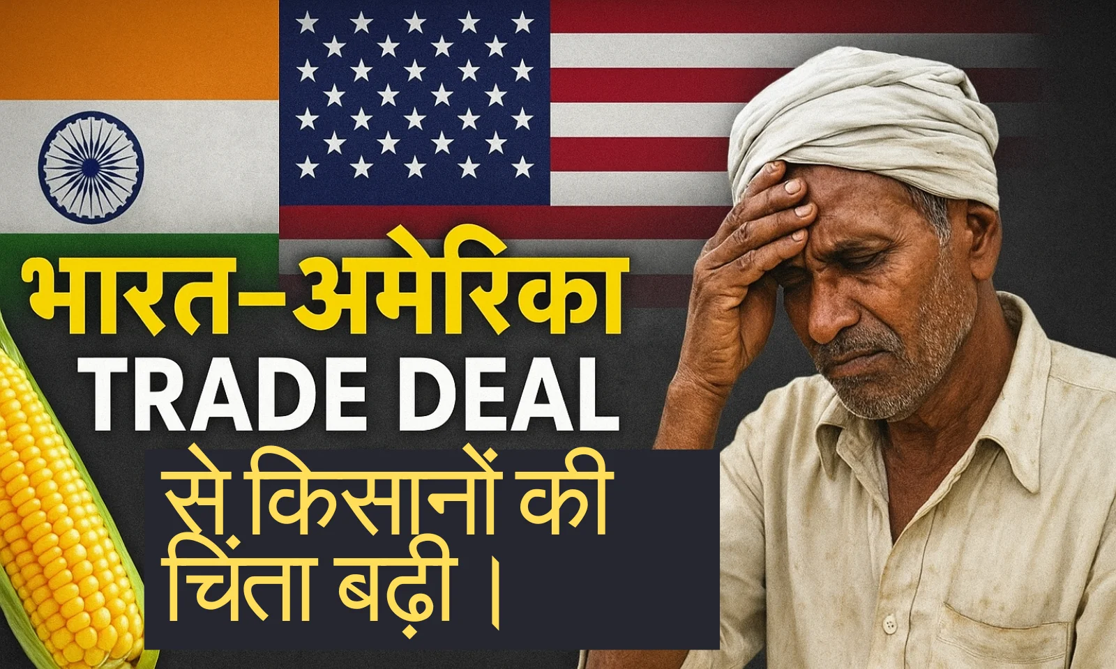 India–US Trade Deal पर किसानों की टेंशन! क्या सस्ते अमेरिकी मक्का से डगमगाएगी भारतीय खेती