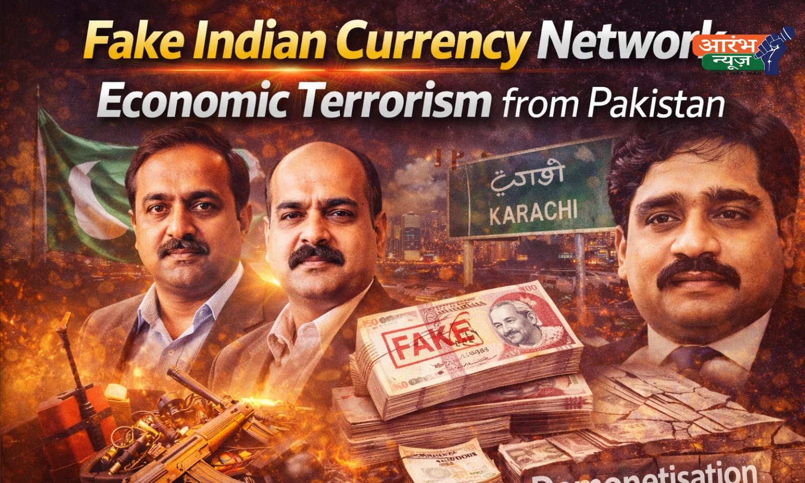 Fake Indian Currency Network: कैसे Pakistan से भारत के खिलाफ चला Economic Terrorism और कैसे टूटी पूरी साजिश