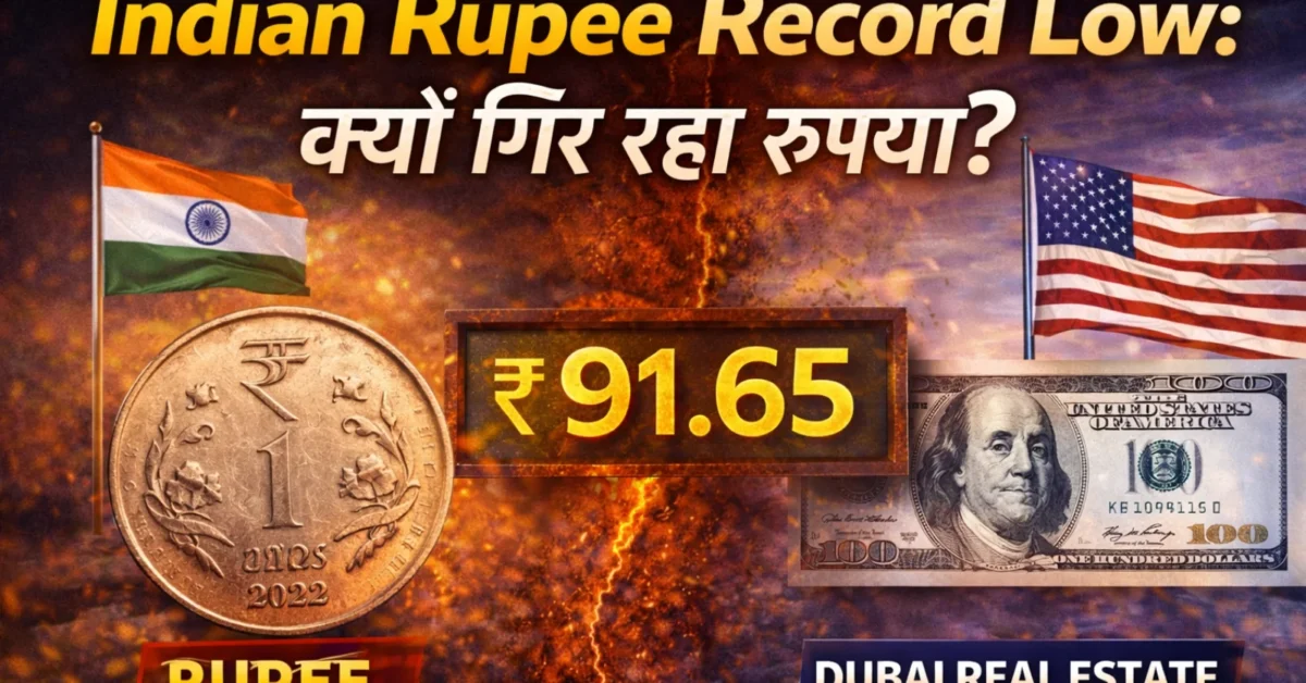 Indian Rupee Record Low: डॉलर के मुकाबले ऐतिहासिक गिरावट, रुपये पर क्यों बढ़ा दबाव?