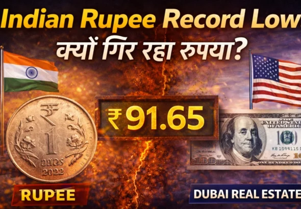 Indian Rupee Record Low: डॉलर के मुकाबले ऐतिहासिक गिरावट, रुपये पर क्यों बढ़ा दबाव?