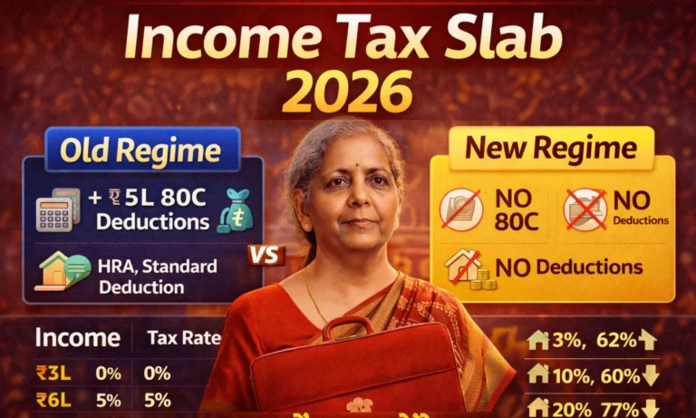 Income Tax Slab 2026: आयकर दरें, New Regime vs Old Regime, 80C, Budget 2026 के बाद क्या बदलाव? पूरी समझ 12 Income Tax Slab 2026: आयकर दरें, New Regime vs Old Regime, 80C, Budget 2026 के बाद क्या बदलाव? पूरी समझ