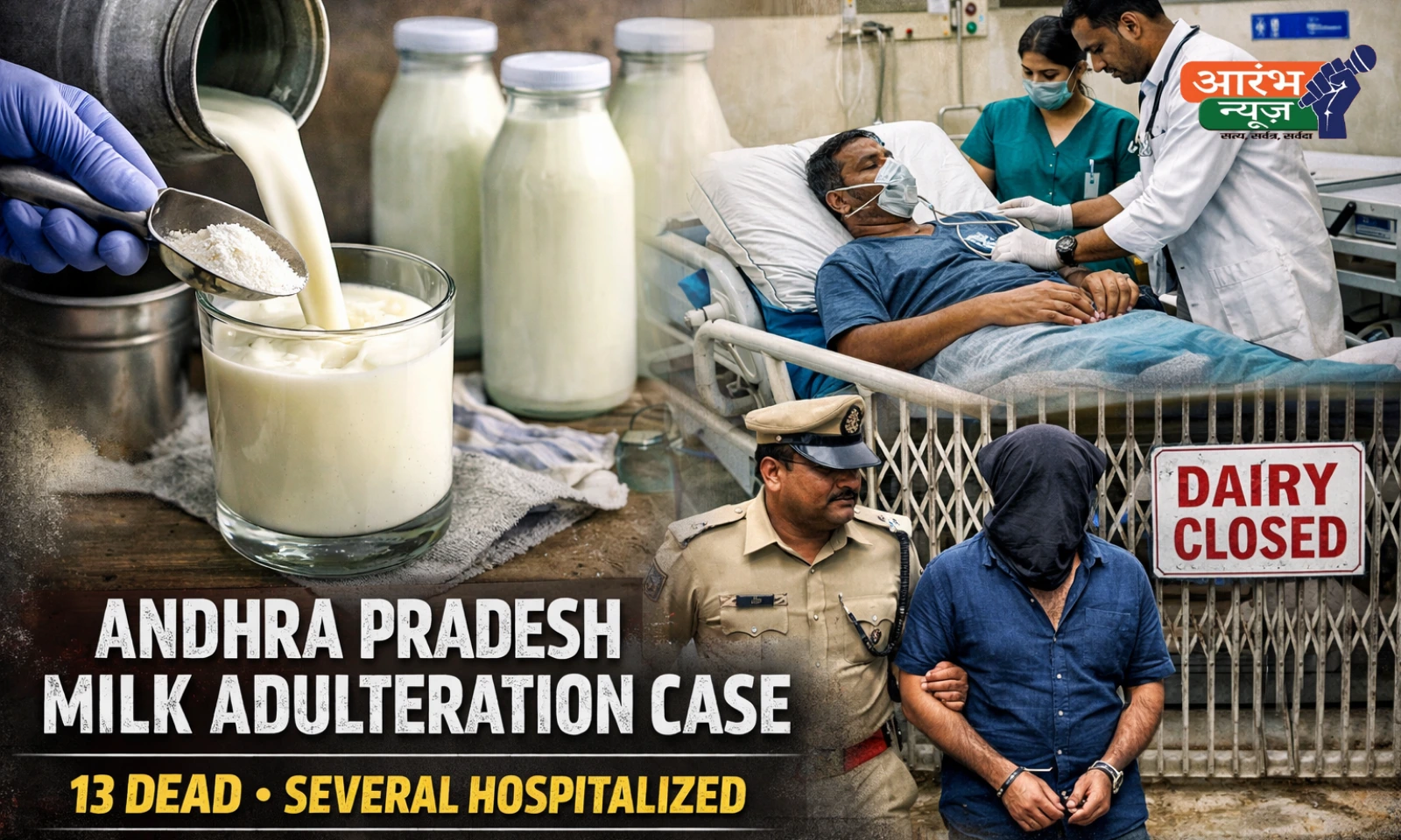 Andhra Pradesh Milk Adulteration Case: जहरीला दूध पीने से 13 की मौत, 7 की हालत गंभीर; डेयरी सील 4 Andhra Pradesh Milk Adulteration Case
