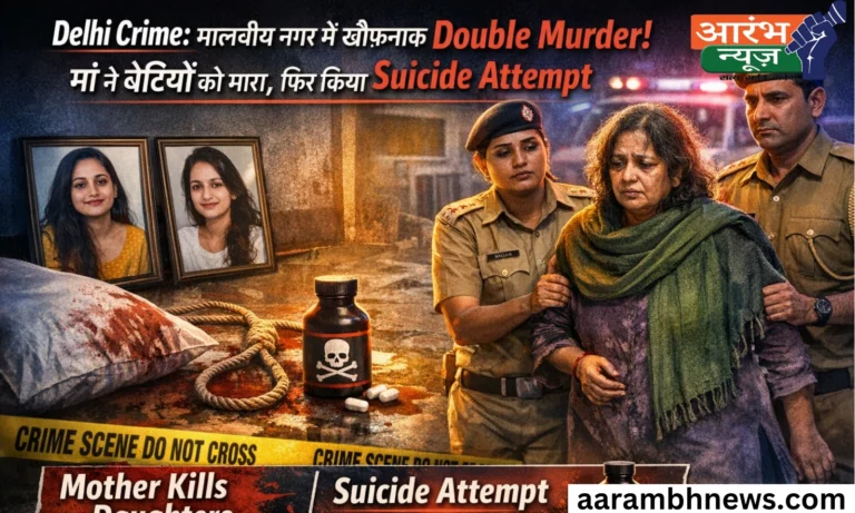Shocking Delhi Murder Case: मां बनी कातिल! दो बेटियों की हत्या के बाद जहर पीने की कोशिश” 3 Shocking Delhi Murder Case