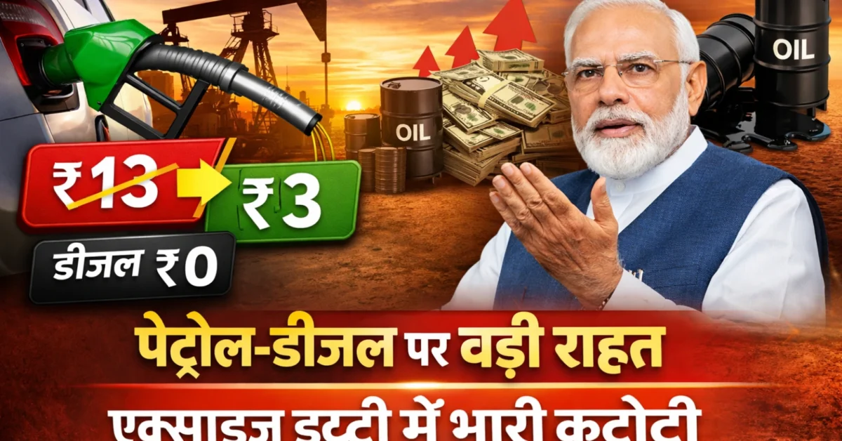 petrol diesel excise duty cut