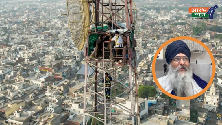 Gurjit Singh tower protest