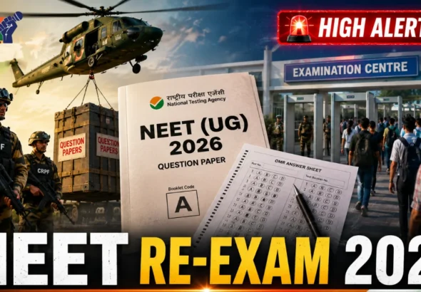 NEET UG Re-Exam 2026 :21 जून को परीक्षा, सुरक्षा के कड़े इंतज़ाम