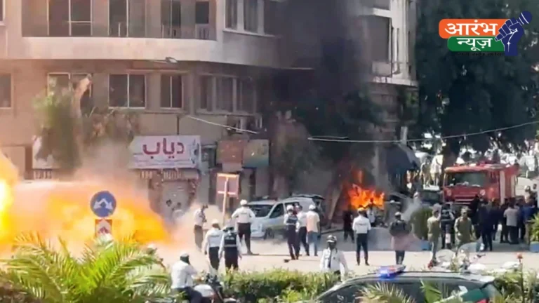 Syria Damascus Explosion: France के राष्ट्रपति मैक्रो के सीरिया दौरे के दौरान हुए ब्लास्ट,18 लोग घायल