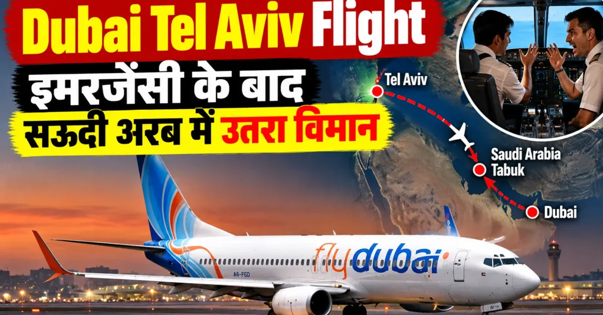 Dubai Tel Aviv Flight emergency landing Saudi Arabia