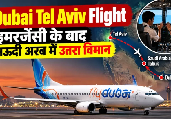Dubai Tel Aviv Flight emergency landing Saudi Arabia
