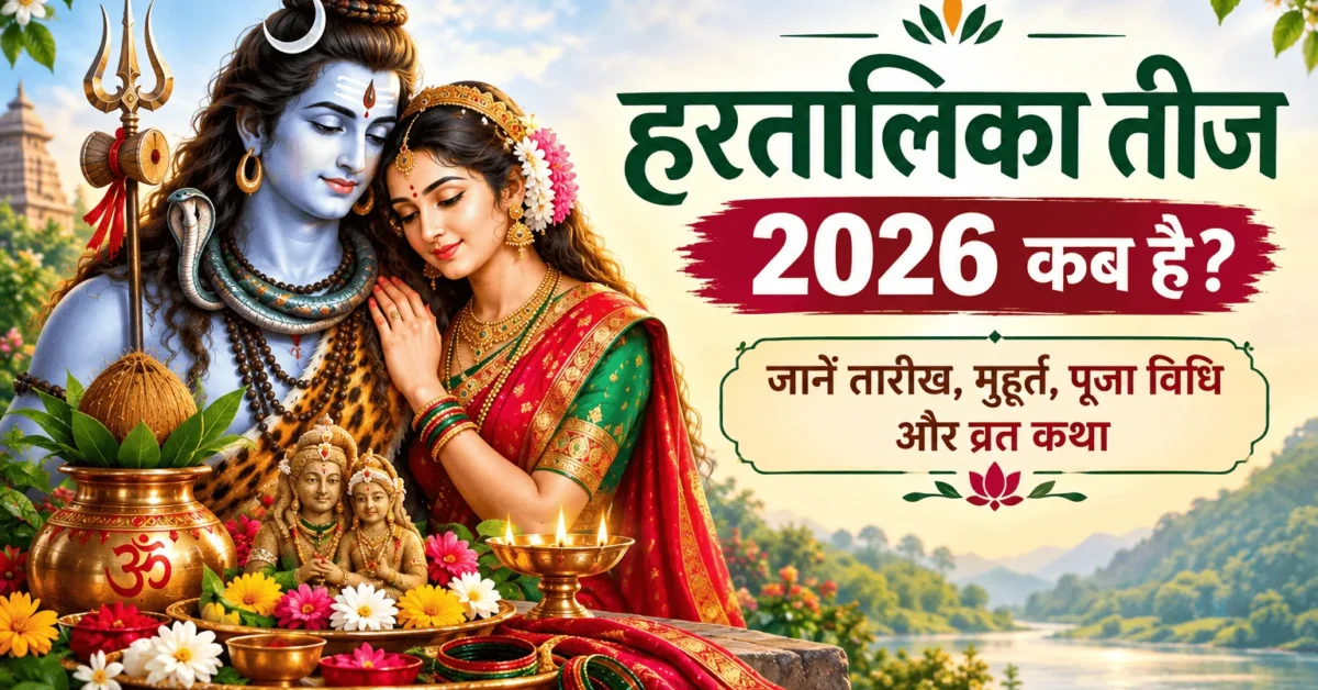 Haritalika Teej 2026 Worship of Lord Shiva and Goddess Parvati