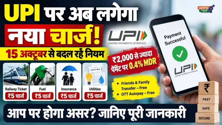 UPI Charges From October 15: ₹2,000 से ज्यादा पेमेंट पर नया नियम