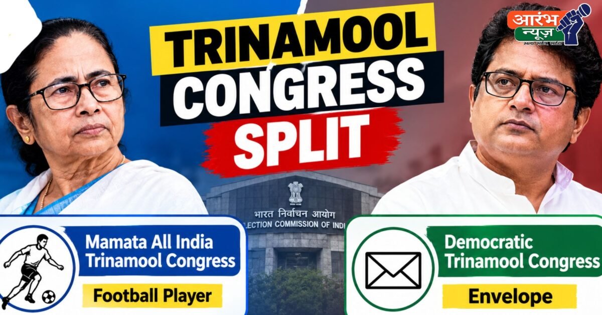 Trinamool Congress: TMC के नाम और चुनाव चिन्ह पर EC का बड़ा फैसला, ममता गुट को मिला Football Player तो दूसरे गुट को Envelope