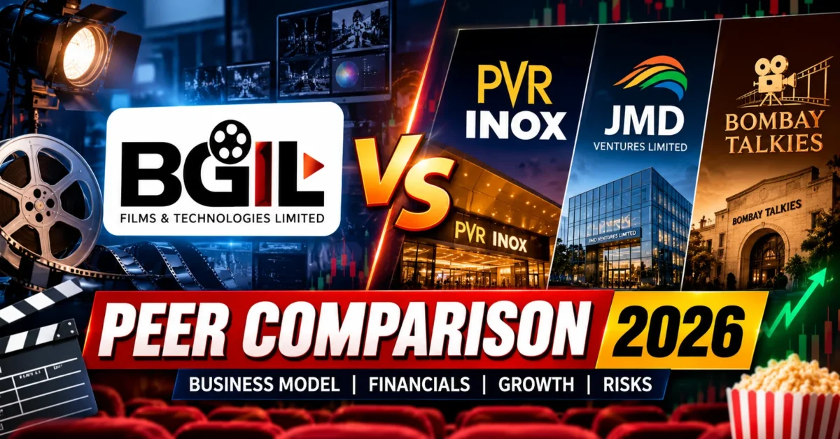 BGIL Films vs PVR INOX, JMD Ventures और Bombay Talkies: फिल्म और एंटरटेनमेंट सेक्टर में कैसी है कंपनी की स्थिति?