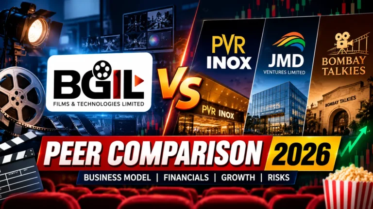 BGIL Films vs PVR INOX, JMD Ventures और Bombay Talkies: फिल्म और एंटरटेनमेंट सेक्टर में कैसी है कंपनी की स्थिति?