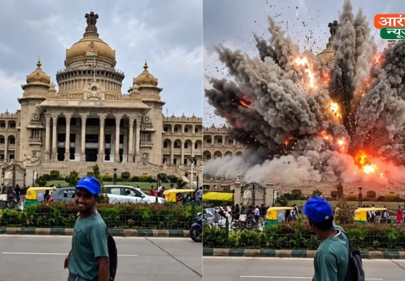 Vidhana Soudha AI Video: विधान सौध को बम से उड़ाने का AI वीडियो बनाने के आरोप में बिहार का प्रवासी मजदूर गिरफ्तार