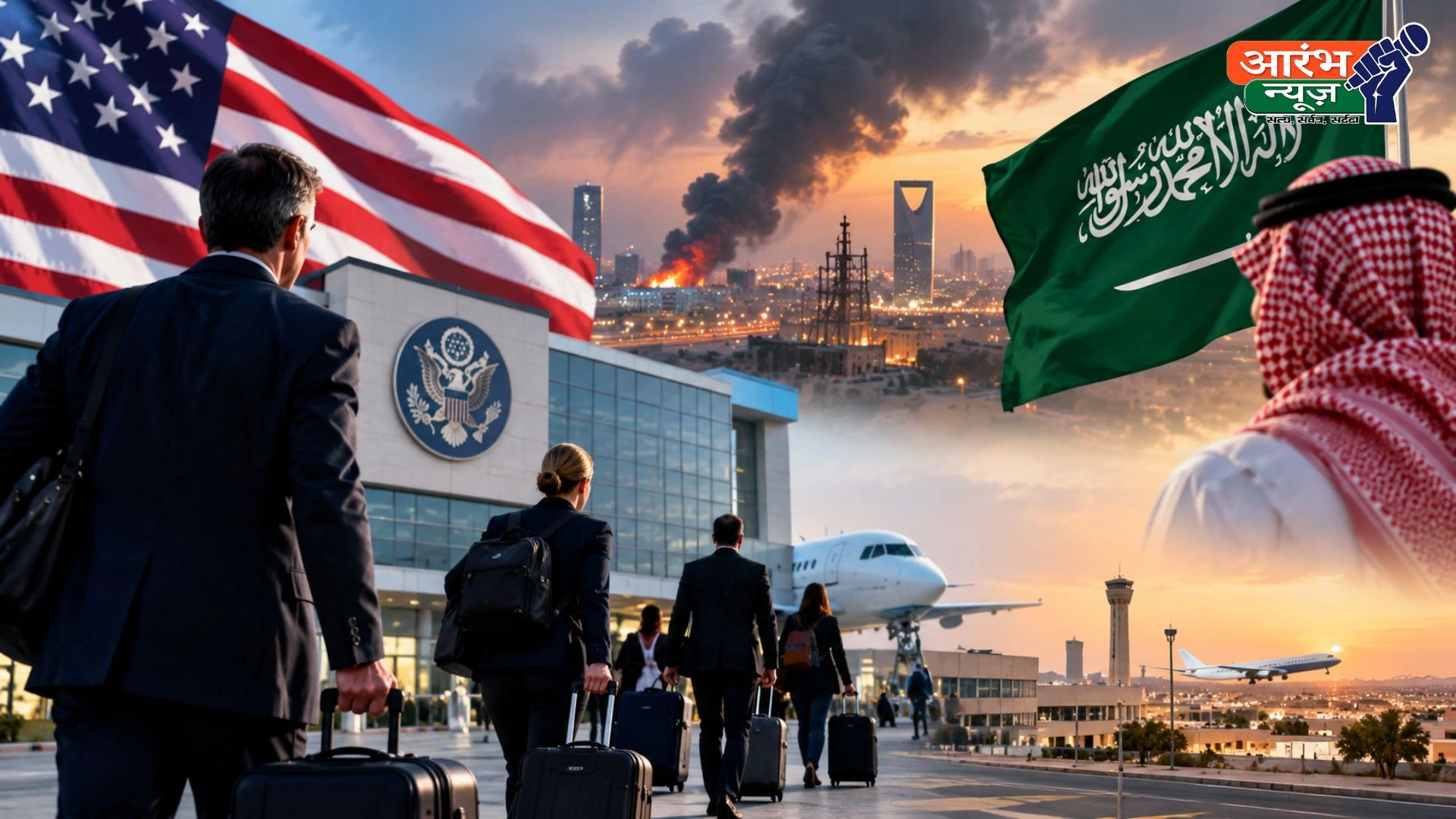 US Orders Diplomats to Leave Saudi Arabia: सऊदी अरब में हमलों के बाद अमेरिका का बड़ा फैसला, गैर-जरूरी कर्मचारियों और उनके परिवारों को देश छोड़ने का आदेश