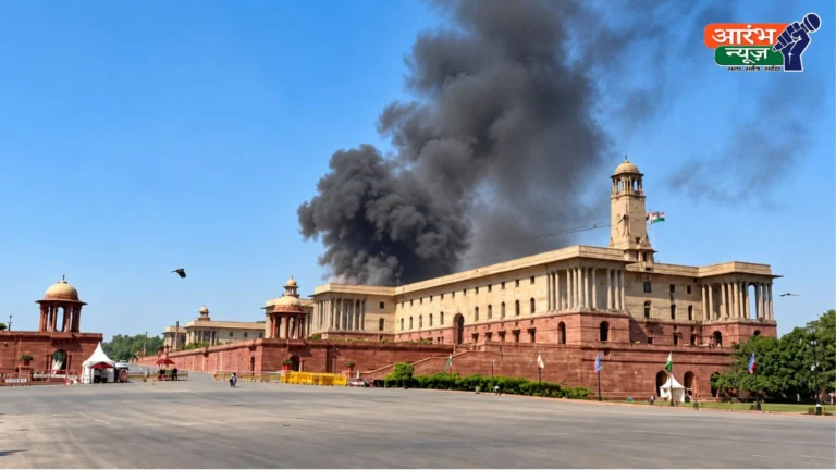 North Block Fire News Today: राष्ट्रपति भवन के पास नॉर्थ ब्लॉक में लगी आग, दमकल की 6 गाड़ियां पहुंचीं, कुछ ही देर में पाया गया काबू
