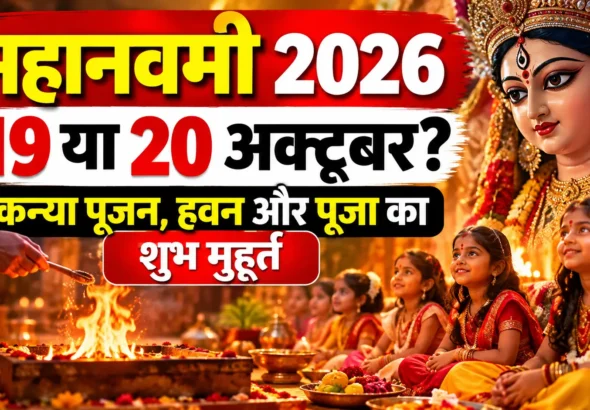 Maha Navami 2026 date and Kanya Pujan muhurat